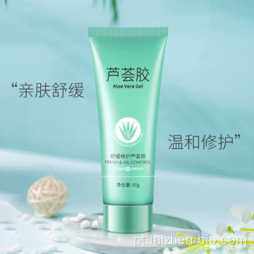 Gel de aloe vera reparador calmante, hidratante e refrescante